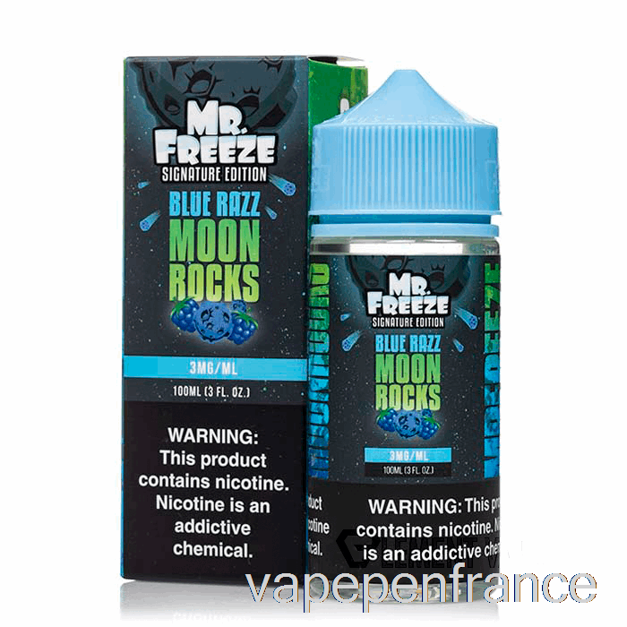 Moonrocks - Blue Razz - Mr Freeze - Stylo Vape 100 Ml 6 Mg